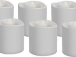 goobay LED-Teelichter, 4,3cm, weiß
