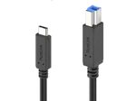 PureLink USB 3.2 USB-C auf USB-B Kabel - 1m