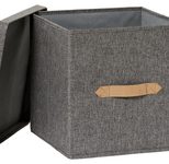 LOVE !T STORE !T Aufbewahrungsbox Premium 30 x 30 x 30 cm, grau