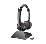 Poly Savi 8220 UC Stereo Headset On-Ear, zertifiziert für Microsoft Teams