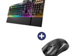 Be Quiet Maus Dark Perk Sym + Tastatur Dark Mount Silent Tactile RGB-LED