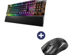 Be Quiet Maus Dark Perk Sym + Tastatur Light Mount Silent Tactile RGB-LED