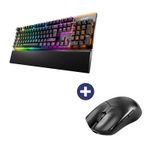 Be Quiet Maus Dark Perk Sym + Tastatur Light Mount Silent Tactile RGB-LED