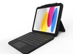 ZAGG Tough Keys Tastatur und Foliohülle für iPad 10,9-11" (A16/10. Gen) - QWERTZ DE - schwarz