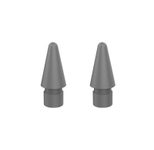 DEQSTER Pencil Tip Ersatzspitzen für Pencil 2, 2 Stück grau