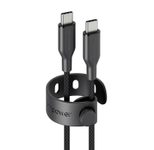 empower™ by PanzerGlass® Racing 240W USB-C to USB-C Kabel, USB 2.0, 1.2M, Schwarz