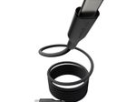 empower™ by PanzerGlass® Magnetic 240W USB-C to USB-C Kabel, USB 2.0, 1.5M, Schwarz
