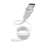 empower™ by PanzerGlass® Magnetic 240W USB-C to USB-C Kabel, USB 2.0, 1.5M, Silber Weiss