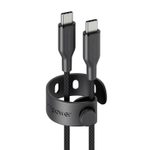 empower™ by PanzerGlass® Racing 60W USB-C to USB-C Kabel, USB 2.0, 1.2M, Schwarz