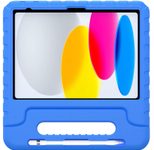 DEQSTER Kids Case stoßgedämpfte Schutzhülle für iPad (A16/10. Gen) blau