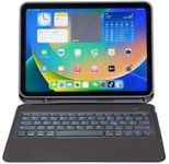DEQSTER Slim Keyboard 2 Tastatur-Hülle für iPad (A16/10. Gen) DE-QWERTZ