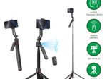 4smarts 360° AI-Stativ mit Gesichtsverfolgung inkl. Fernbedienung, schwarz