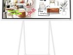 Samsung Flip WM55FX Flipchart 138,7 cm 55 Zoll inkl. STN-WM55R Rollwagen