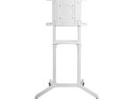 PureMounts PM-CART-80W rotierbarer Rollwagen bis 70 Zoll, weiß