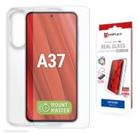 DISPLEX Panzerglas + Schutzhülle für Samsung A37