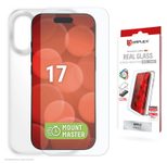 DISPLEX Panzerglas + Schutzhülle für Apple iPhone 17