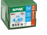 SPAX® T20 Senkkopf BLANK A2 Universalschrauben, 4 x 40 mm