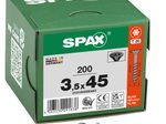 SPAX® T20 Senkkopf BLAX Universalschrauben, 3,5 x 45 mm