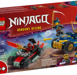 LEGO® Ninjago 71840 Action-Autorennen: Rogue vs. Drix