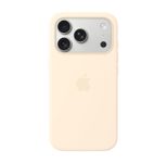 Apple Silikon Case mit MagSafe für Apple iPhone 17 Pro (Vanille)