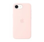 Apple Silikon Case mit MagSafe für iPhone 17e (Hellrosa)