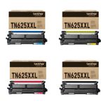 Brother Original TN625XXL Toner 4er Multipack cyan, magenta, gelb, schwarz