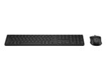 HP 495C Dual-Mode-Maus und -Tastatur für mehrere Geräte, schwarz