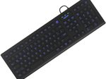 KeySonic KSK-8031INEL-B kabelgebundene Hygienetastatur - QWERTZ DE - schwarz