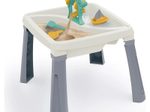 DOLU 3-in-1 Sand und Wasser Kreativtisch grau weiß