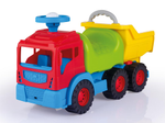 DOLU Aufsitz-Muldenkipper-Laufwagen rot grün