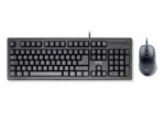 Ultron UMC-200 kabelgebundenes Tastatur-Maus-Set - QWERTZ DE - schwarz