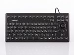 GETT Induproof 3 kabelgebundene Silikontastatur Industriell - QWERTZ DE - schwarz