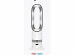 Dyson Heizlüfter AM15 Hot+Cool Ventilator, Weiß/Silber