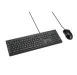 Kensington KM100 EQ kabelgebundenes Tastatur-Maus-Set - QWERTY Nordisch - schwarz