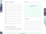 Teachly Tagesplaner DIN A4, mint