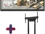 LG CreateBoard 75TR3DQ-B Signage Touch Display 190 cm 75 Zoll inkl. Neomounts MOVE Lift FL55-875BL1