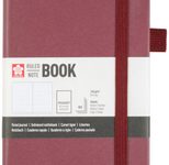 Sakura Notizbuch ca. DIN A7 liniert, maulbeere