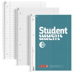 BRUNNEN Collegeblock Student DUO DIN A4 liniert + kariert