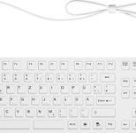 KeySonic KSK-8030IN kabelgebundene Tastatur - QWERTZ DE - weiß