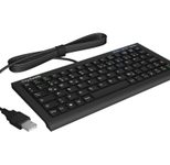 KeySonic ACK-3401U kabelgebundene Super-Mini-Tastatur - QWERTY UK - schwarz