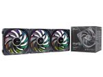 Seasonic Lüfter MagFlow ARGB 120 mm schwarz 3er-Pack