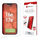 DISPLEX Panzerglas (10H, 2D) für Apple iPhone 16e/17e