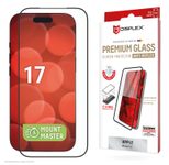 DISPLEX Premium Anti-Reflex Panzerglas (super-entspiegelt, FC, 10H) für Apple iPhone 17