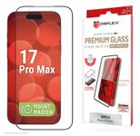 DISPLEX Premium Anti-Reflex Panzerglas (super-entspiegelt, FC, 10H) für Apple iPhone 17 Pro Max