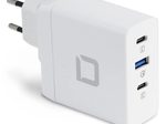 DICOTA Universal Pro 100W USB-A, 2xUSB-C GaN Ladegerät mit Kabel, weiß