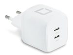 DICOTA 45W 2xUSB-C Ladegerät, weiß