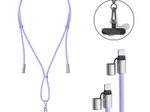 Intenso Handykette Charging Lanyard Ladekabel, lila