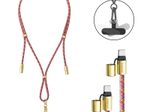 Intenso Handykette Charging Lanyard Ladekabel, neon mix