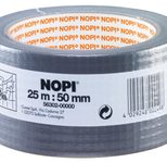 NOPI Gewebeband 50,0 mm x 25,0 m, silber