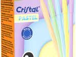 BIC® Kugelschreiber Cristal PASTEL farbsortiert, Schreibfarbe: Blau